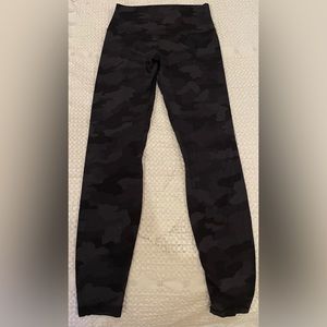 Lululemon Align Leggings. 28 in. Black Camo print.